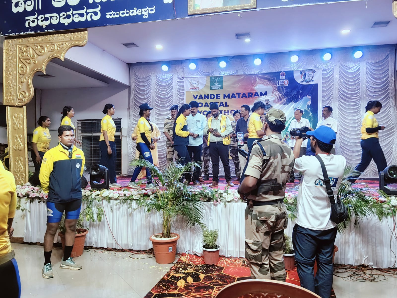 SUPPORTED TO VANDE MATARAM COASTAL CYCLOTHON BY CISF.