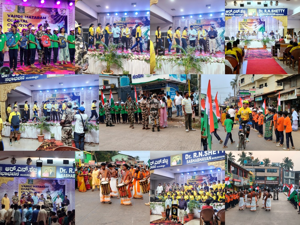 SUPPORTED TO VANDE MATARAM COASTAL CYCLOTHON BY CISF.