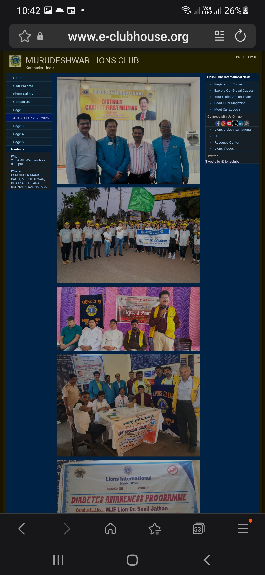 Assistance to Clubs.