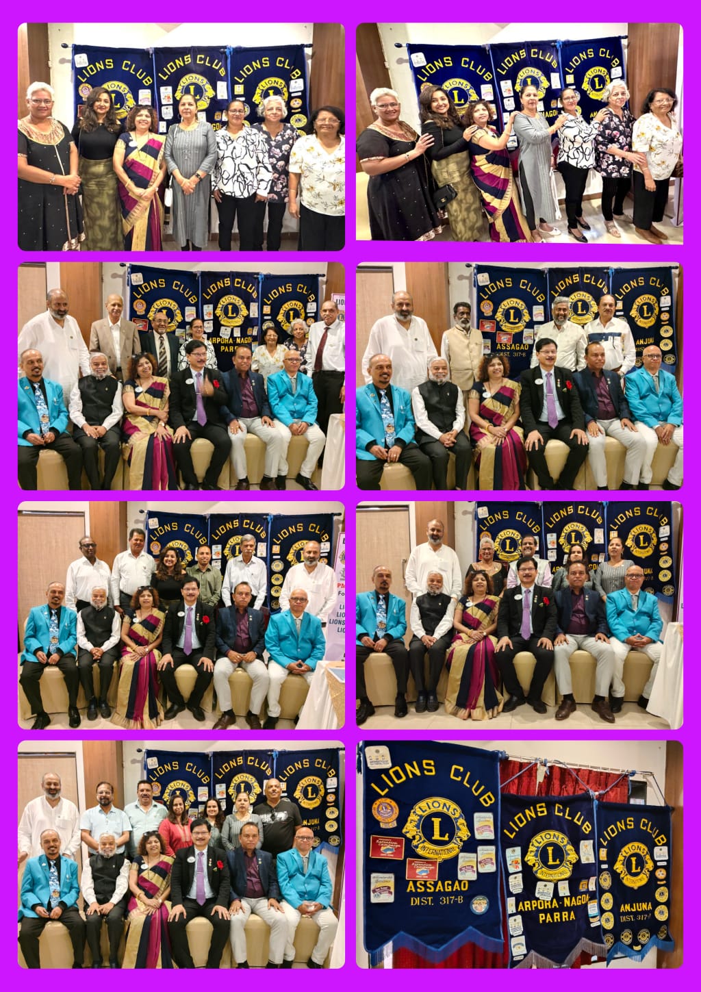 lions Club of Anjuna attended the DG visit programme 