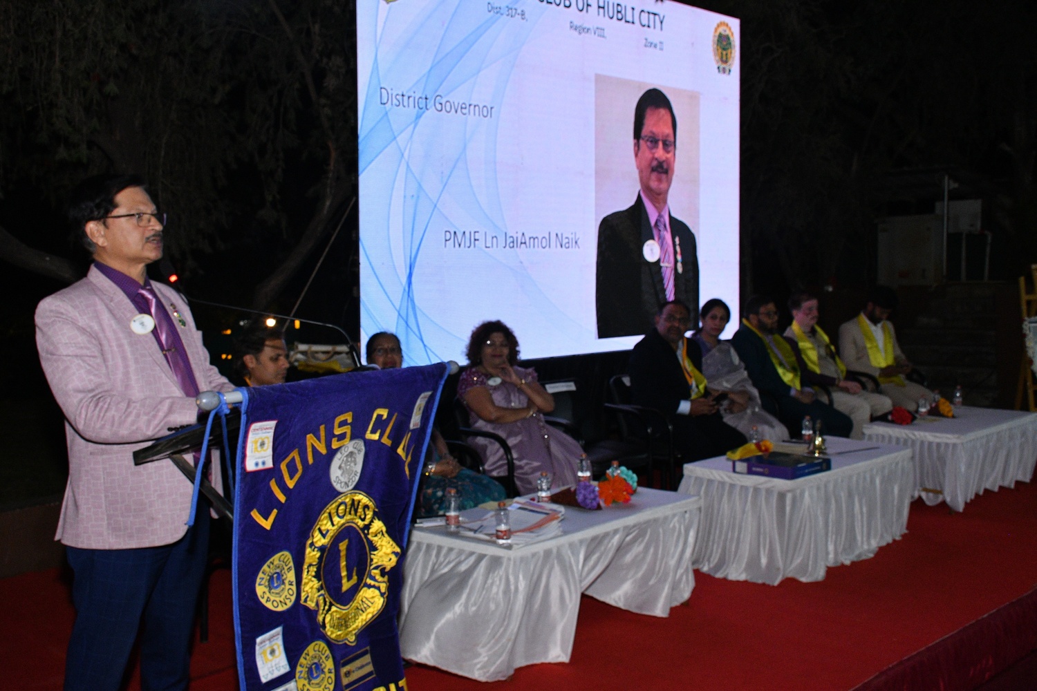 On 7th February 2026, we had the privilege of hosting our District 317-B District Governor PMJF Lion JaiAmol Naik and District Cabinet Secretary PMJF Lion Dr. Kirthi Naik at our Club on the occasion of our 33rd Charter Nite Celebrations, District Governor