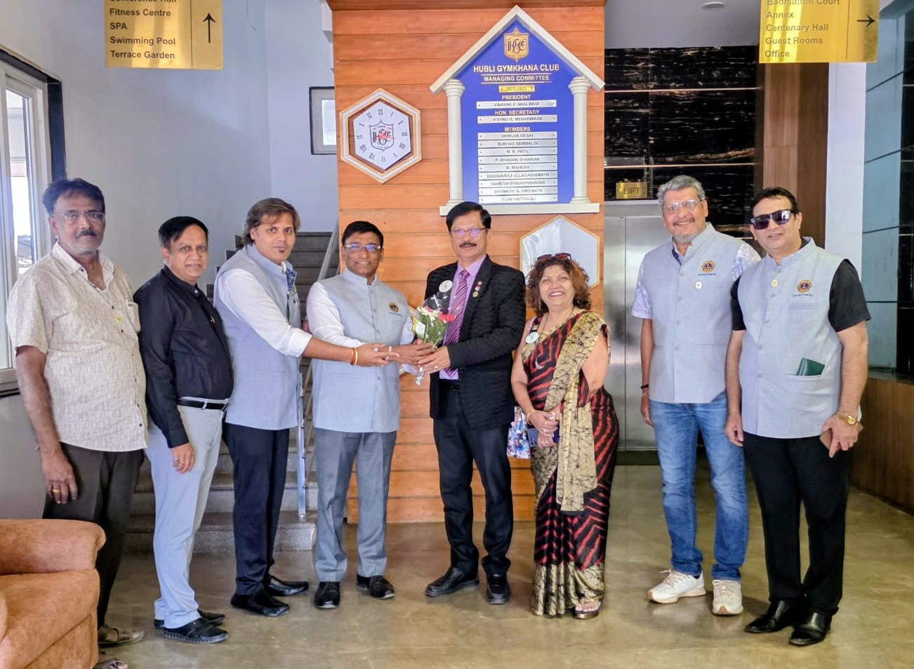 on 7th February, 2026, We the Lions Club of Hubli City conducted Special Board of Directors Meeting at Hubli Gymkhana Club, Hubli  