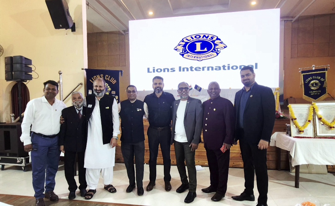 Attended DG Visit to Lions Club of Calagute 