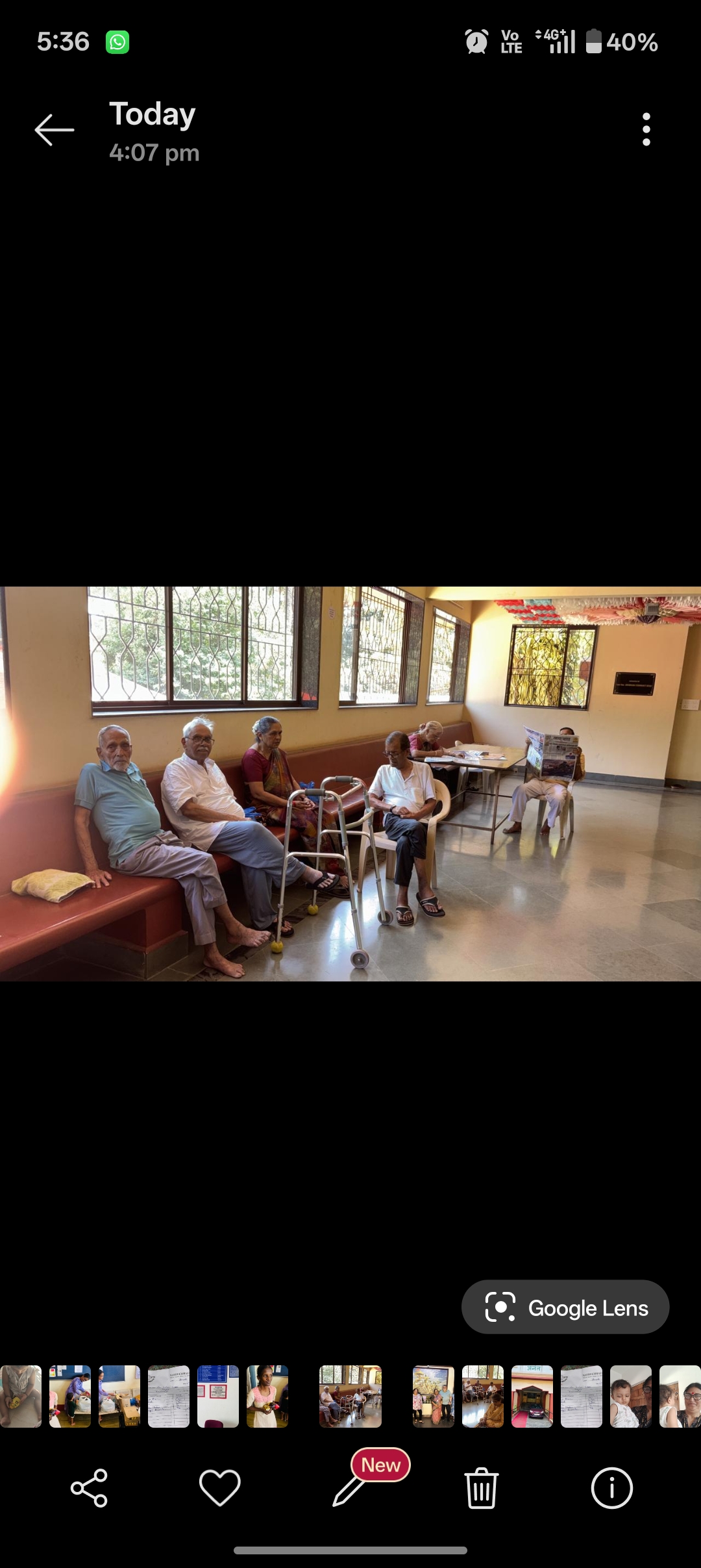 Members of Lions Club of Panjim visited Sneha Mandir, a Old Age Home in Ponda.