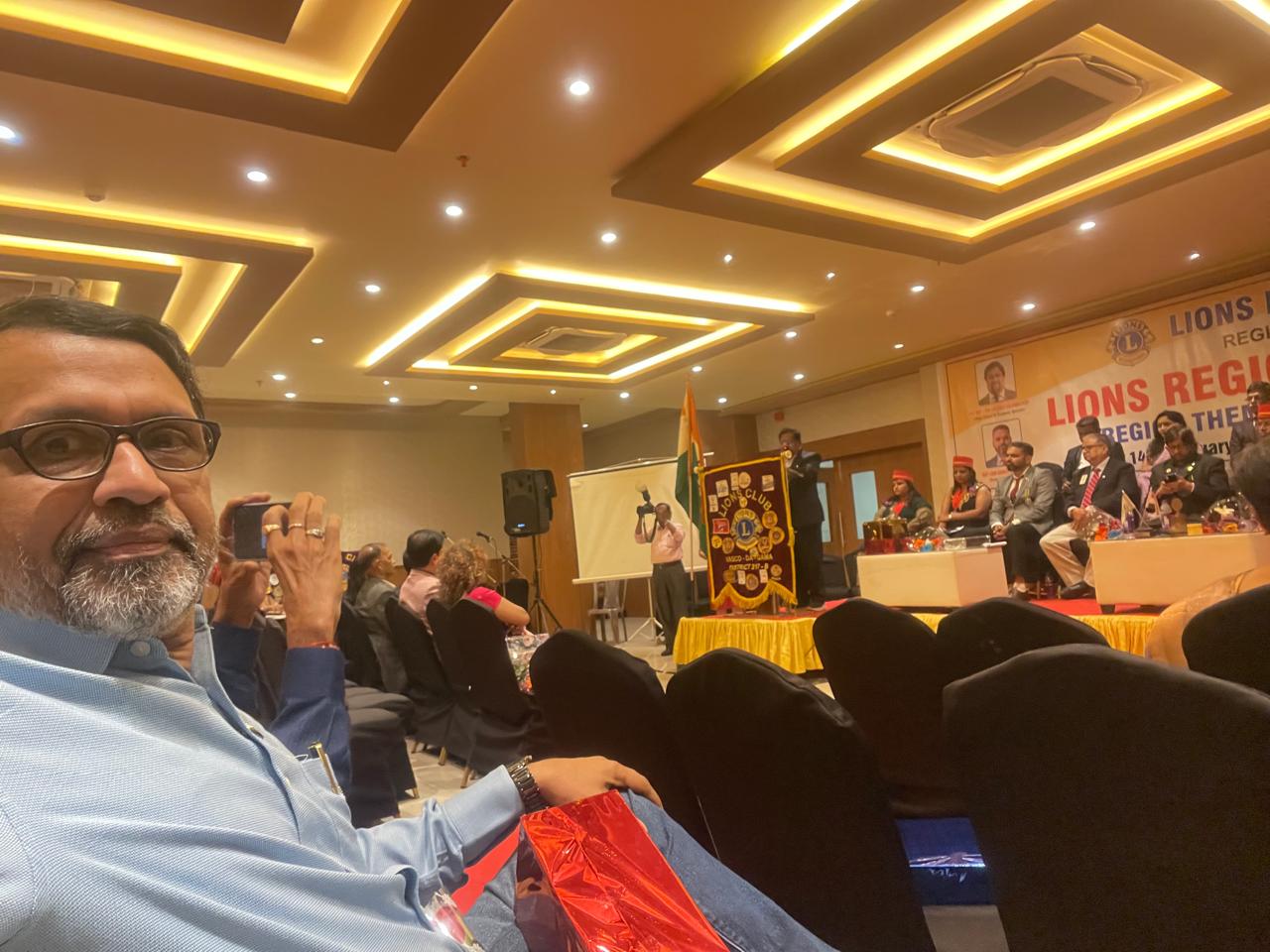 Attended Region  meet of RC lion Kerkar  at Vasco Da Gama