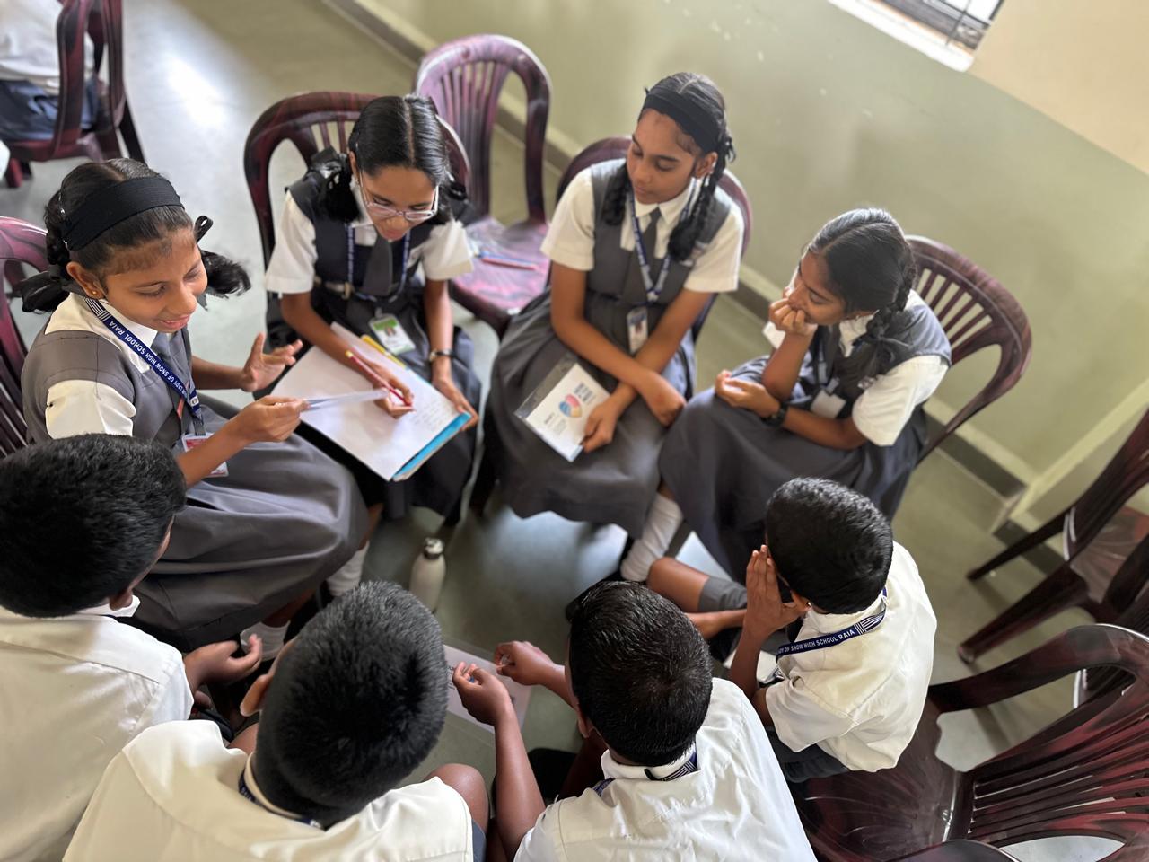 Sports for Development Session for Children of Our Lady of Snow School