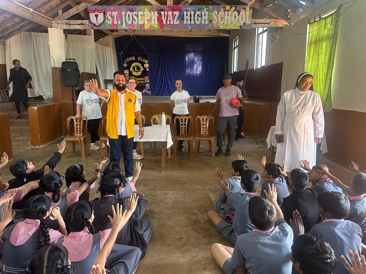 Sports for Development Session for Children of St Joseph school