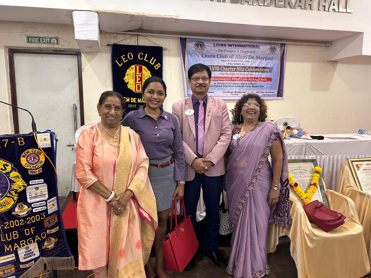 Attended Charter Nite and DG visit of Arlem De Margao