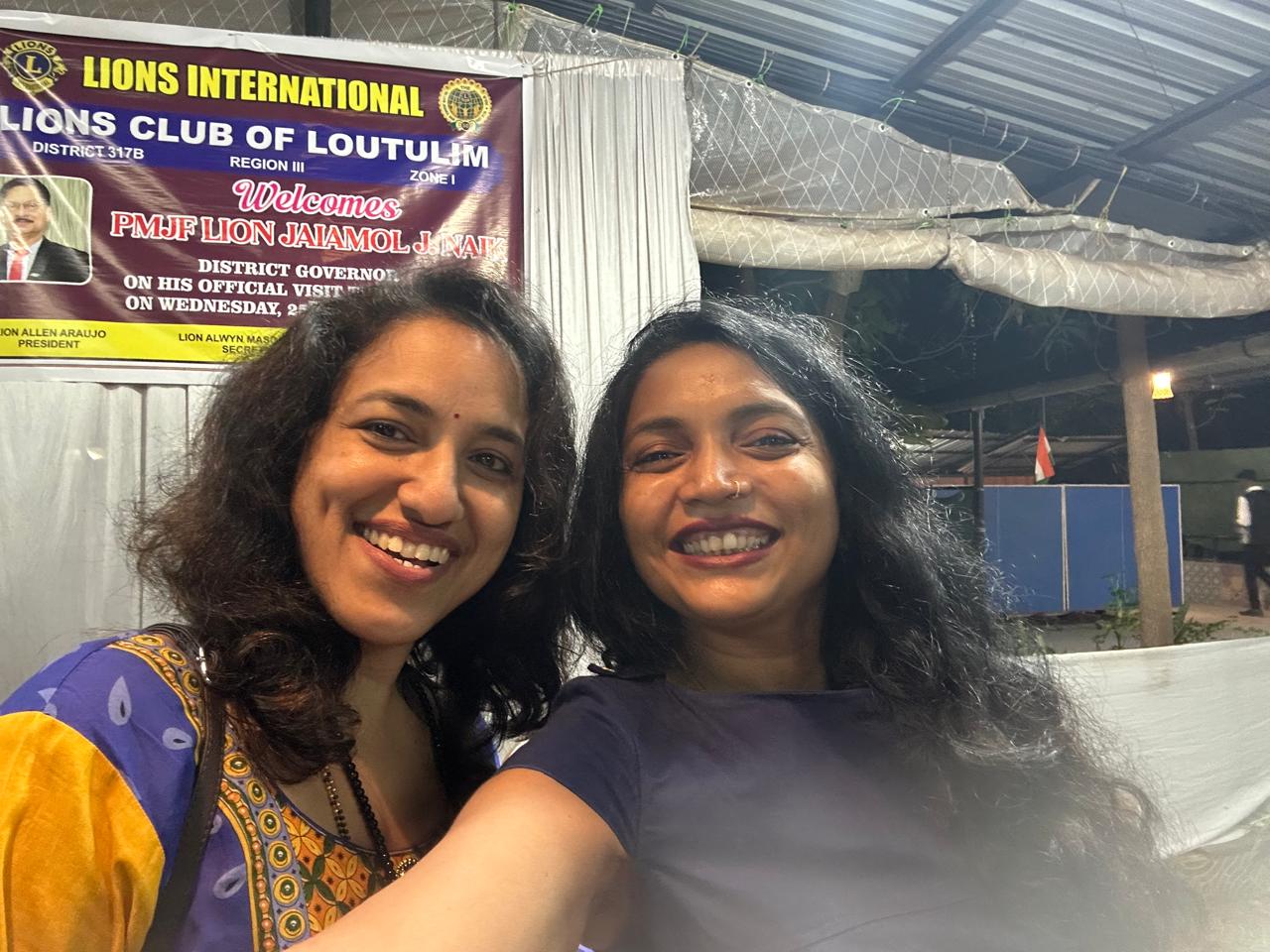 Attended Charter Nite and DG visit of LC Loutulim