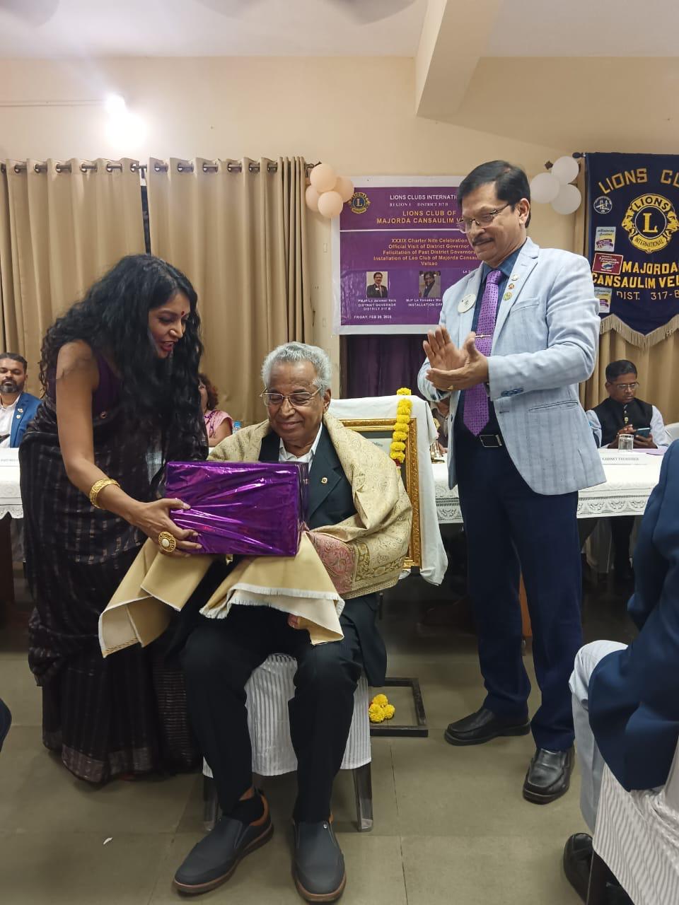 Felicitation of past district governors