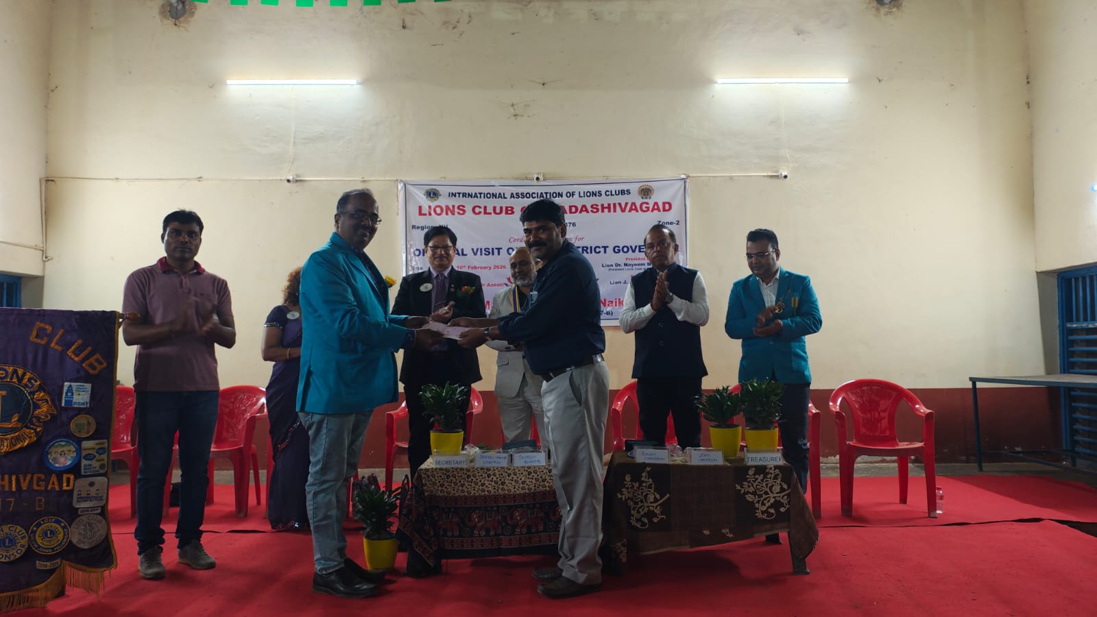 Visit to club During DG visit