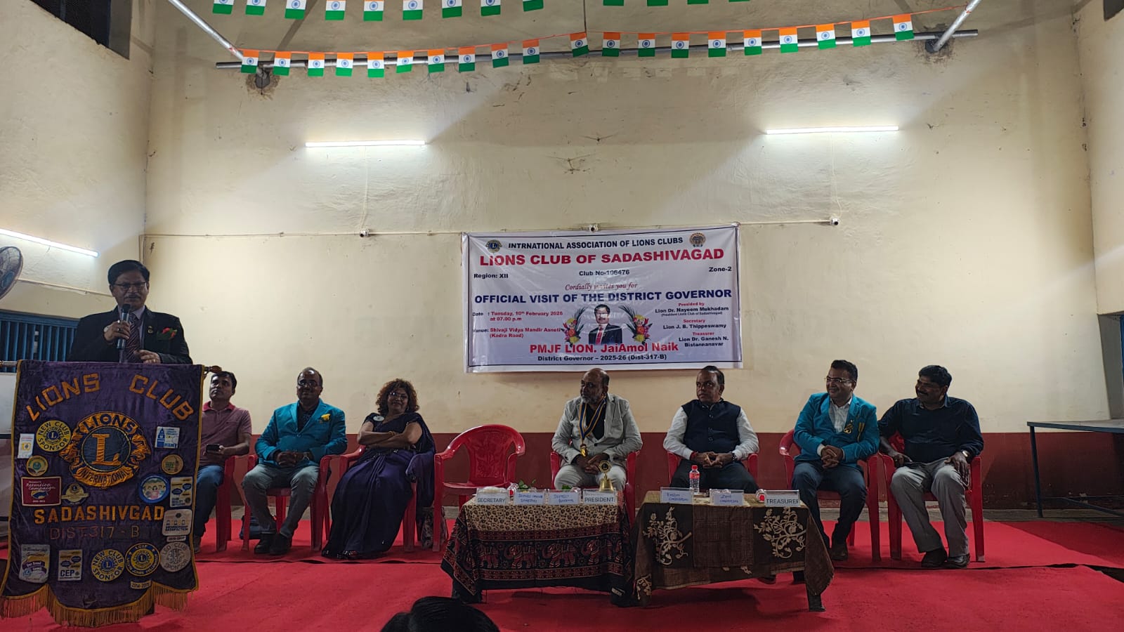 Visit to club During DG visit