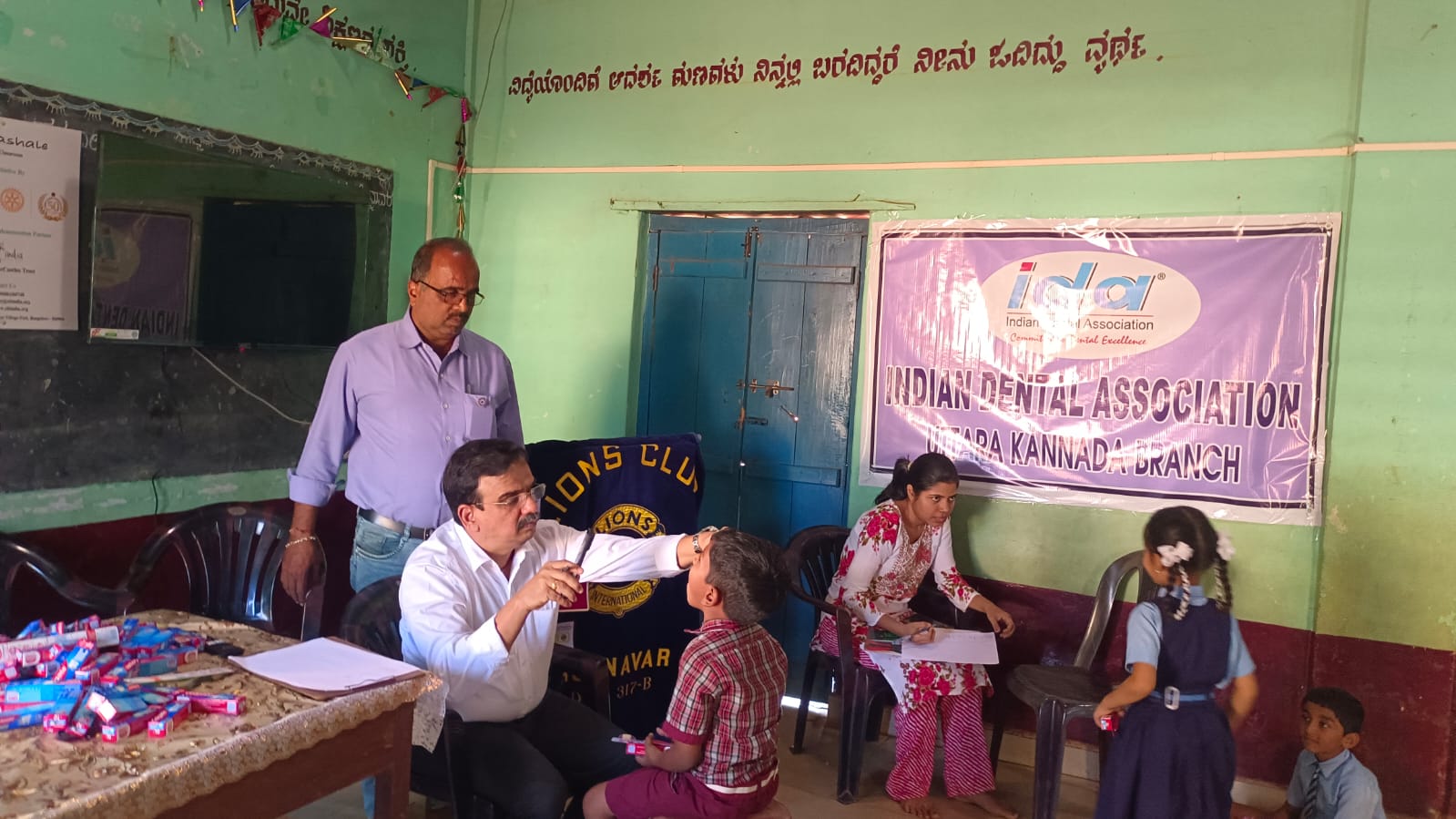 Visit at Dental checkup camp