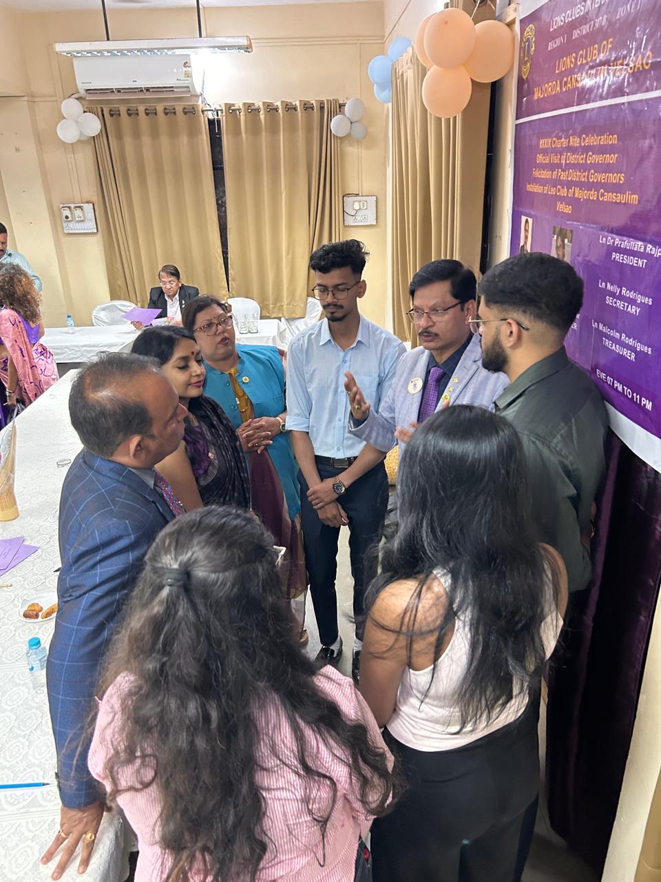 Orientation of new Leo Omega club members