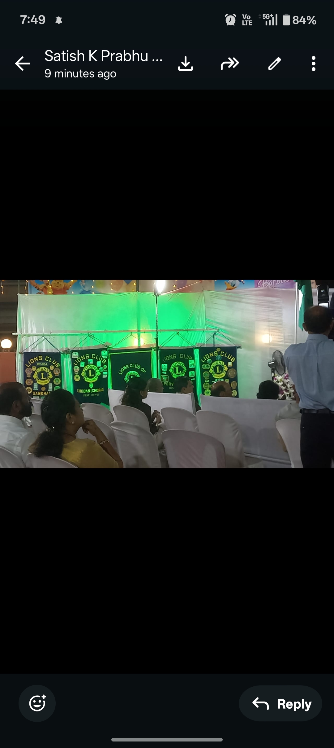 Members of Lions Club of Panjim Attended  the Region Meet of Region Chairperson MJF Lion Prashant Chanekar, of Region IV