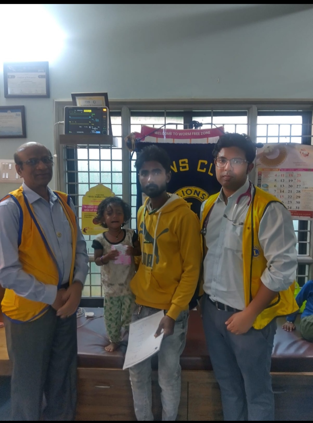 Health checkup camp in children on world anemia day