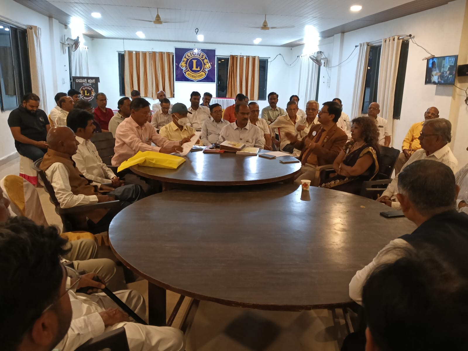 Conducting of Board of directors meeting on official visit of District Governor 