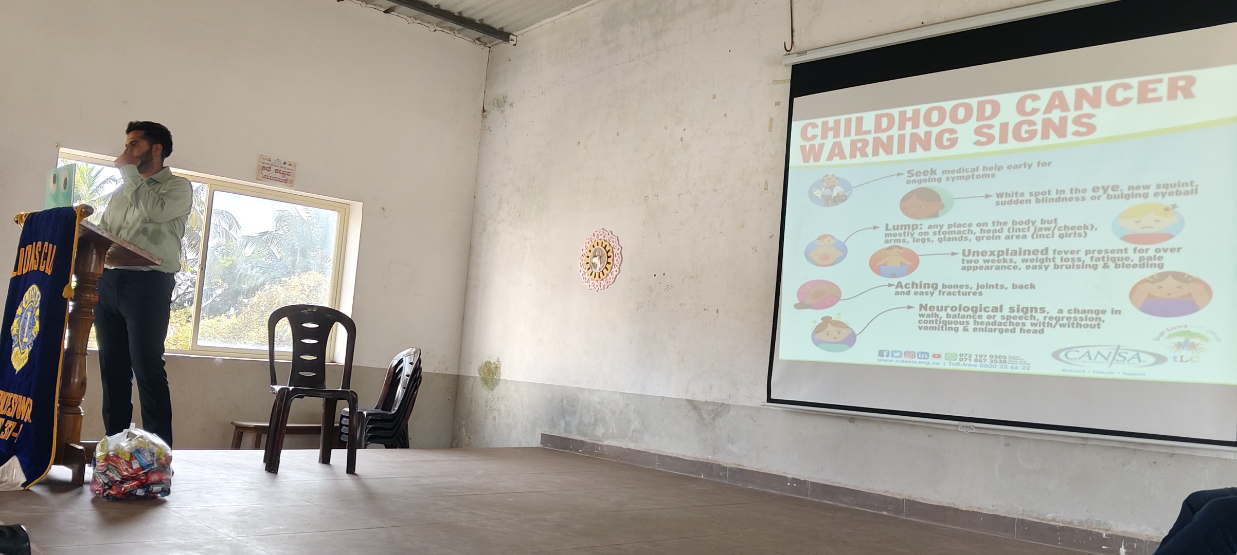 ORGANIZED CHILDHOOD CANCER AWARENESS WORKSHOP.