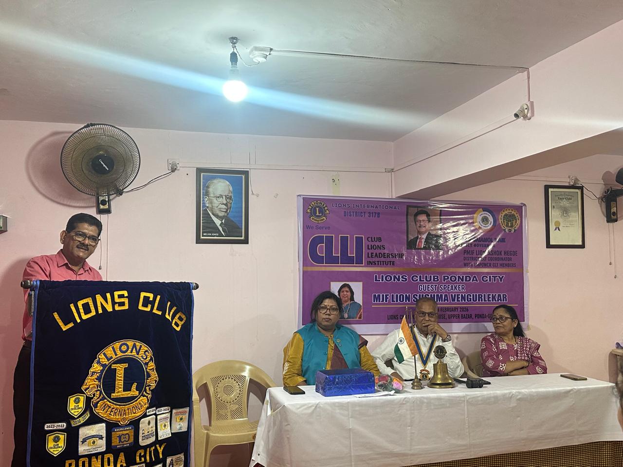 Club Lions Leadership Institute Session Held by MJF Lion Sushma Vengurlekar