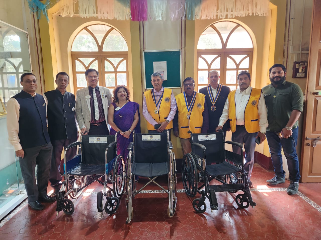 Attended Various Projects of Lions Club of Chodan with DG, DCS and Members of LC Chodan