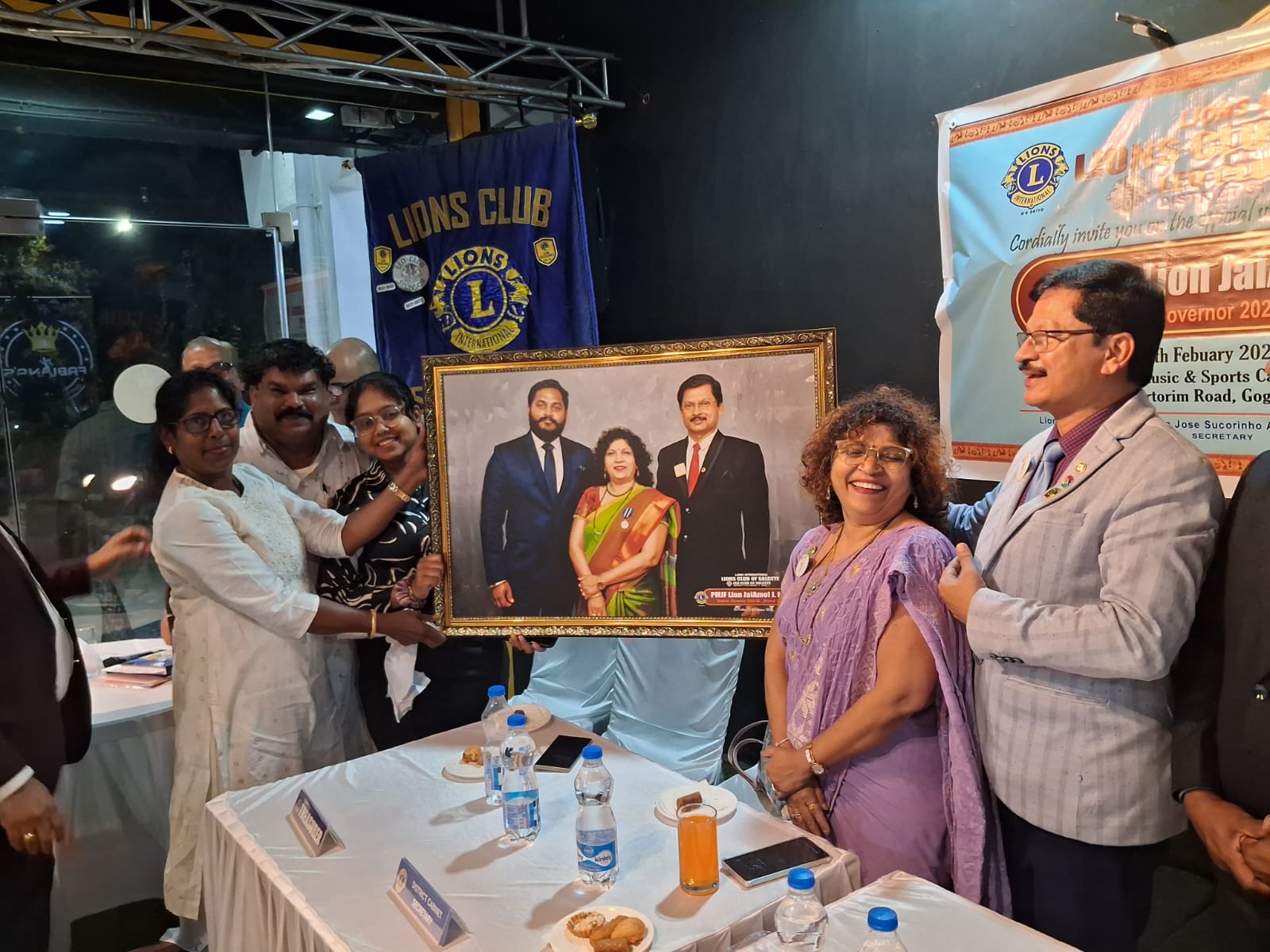 Attended DG Visit to Lions Club of Salcete