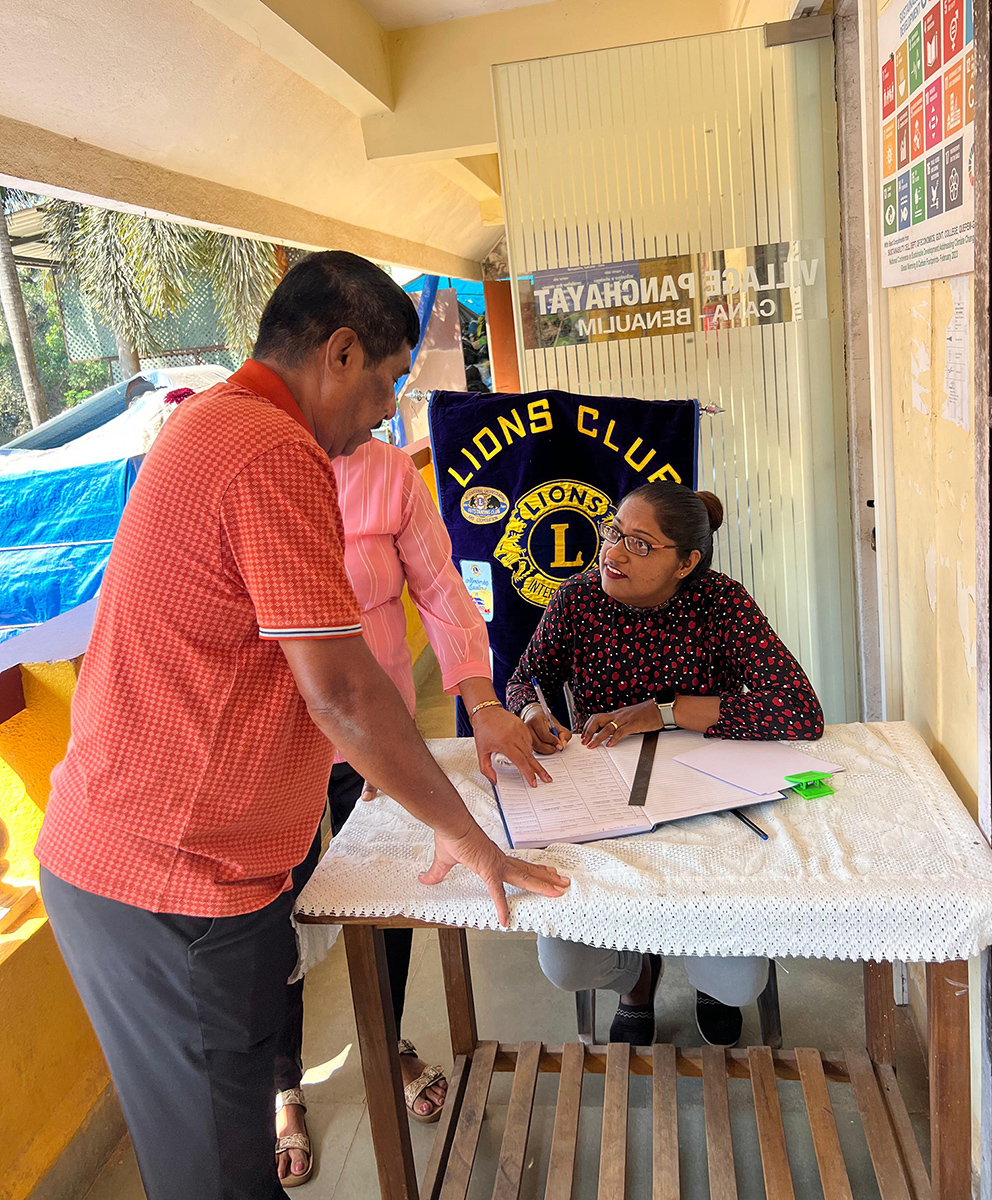 Village Panchayat Cana Benaulim, VDC in association with Lions Club of Colva with UNSDG No 3 Good Health and  Well Being organised Swasth Mahila Swasth Goa Initiative of Youwecan with Breast Screening, benefiting Villagers from Benaulim, Varca, Colva and 