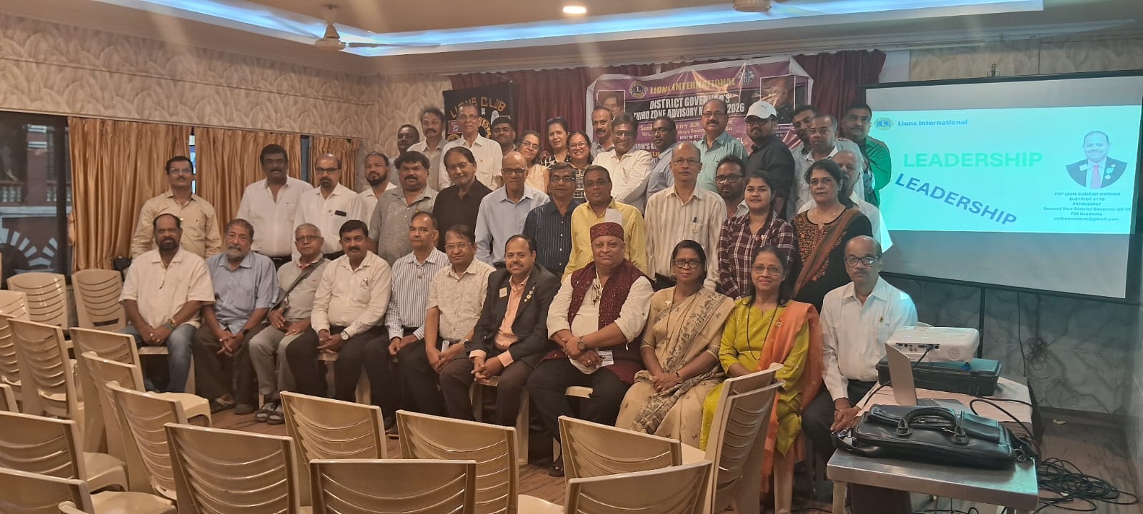 Participation in district governor 3rd zone advisory meeting 