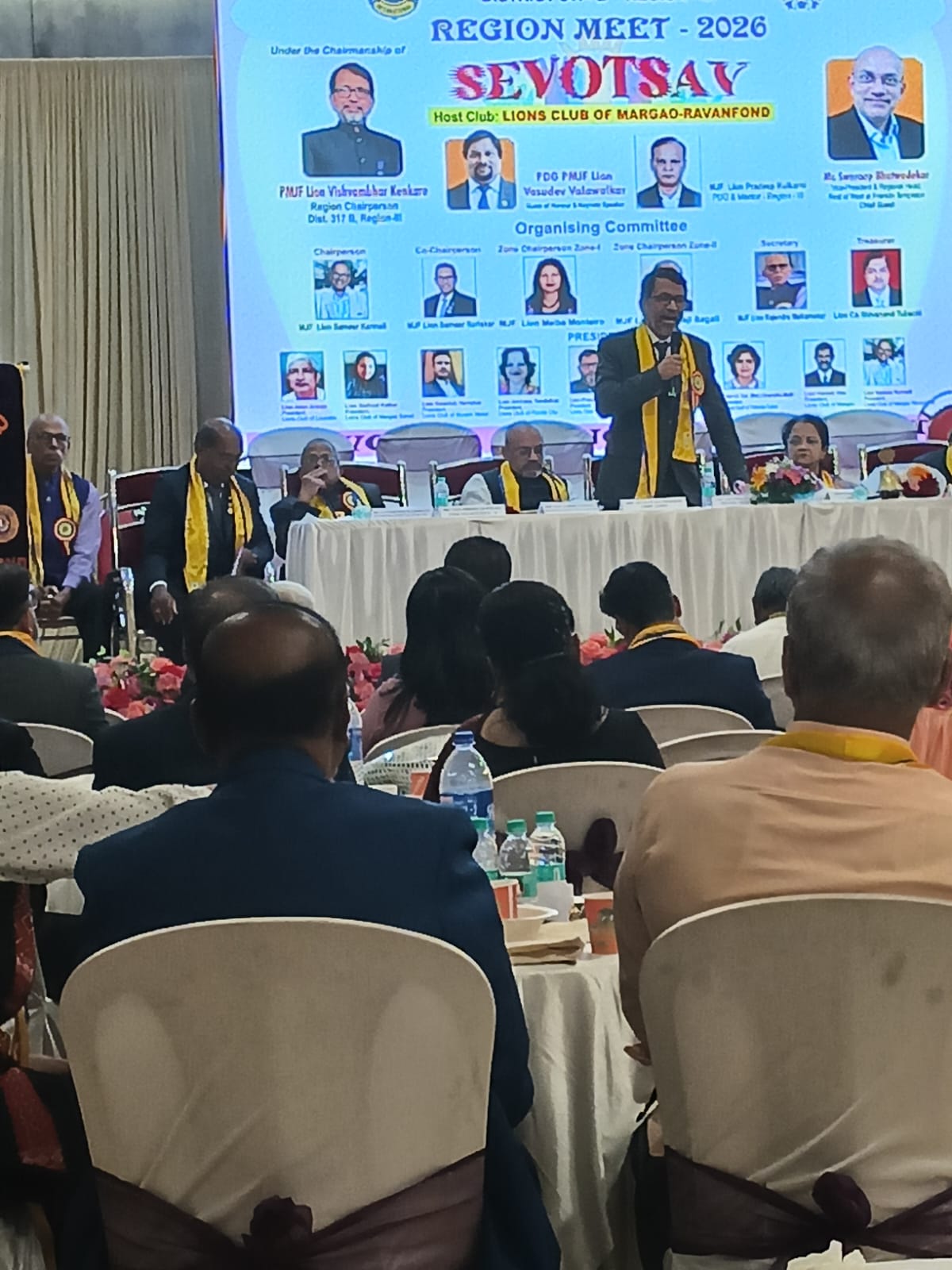 Attended region meet of region chairman Lion vishambhar kenkre 