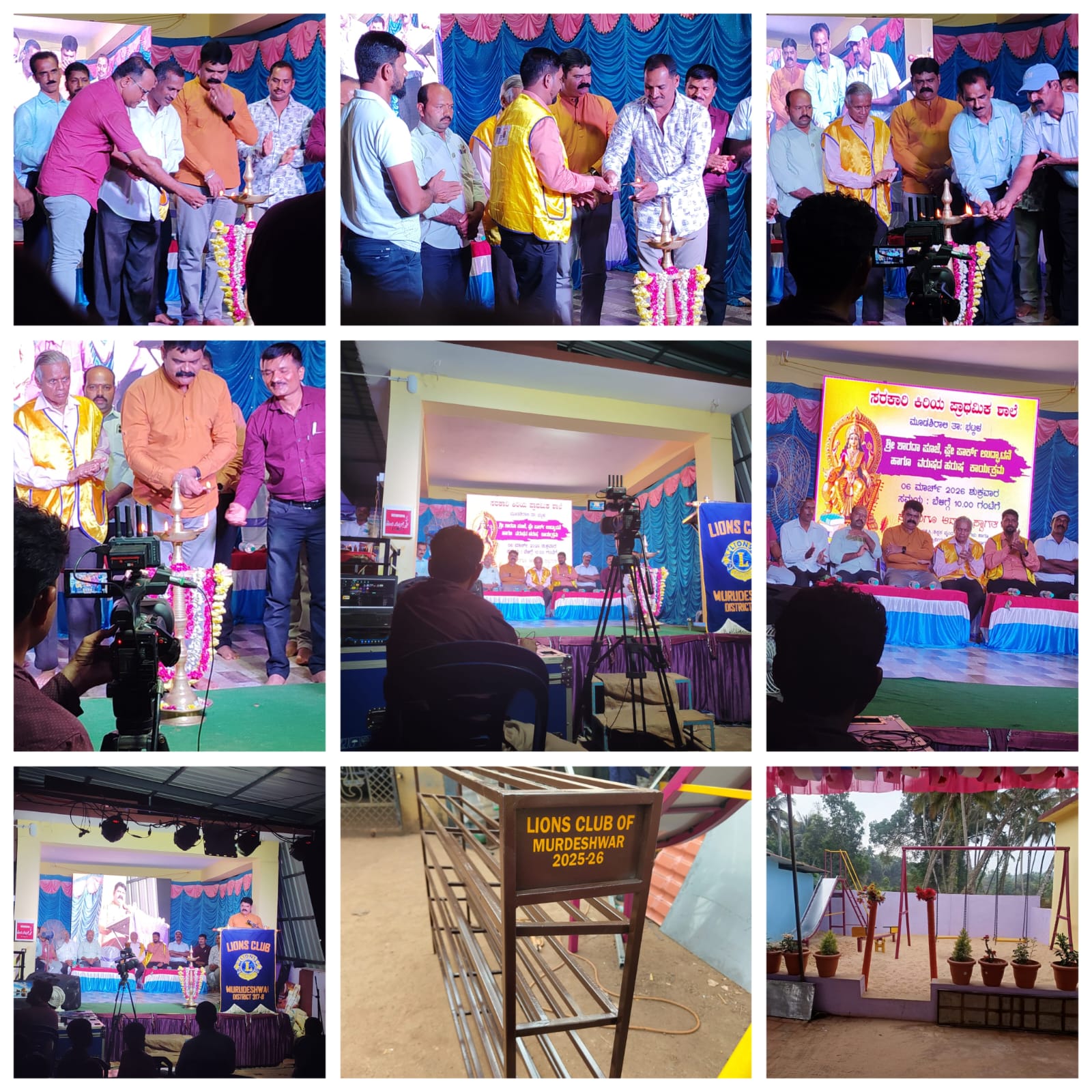 DONATED PLAY MATERIALS AND SHOE STANDS TO GOVT SCHOOL.