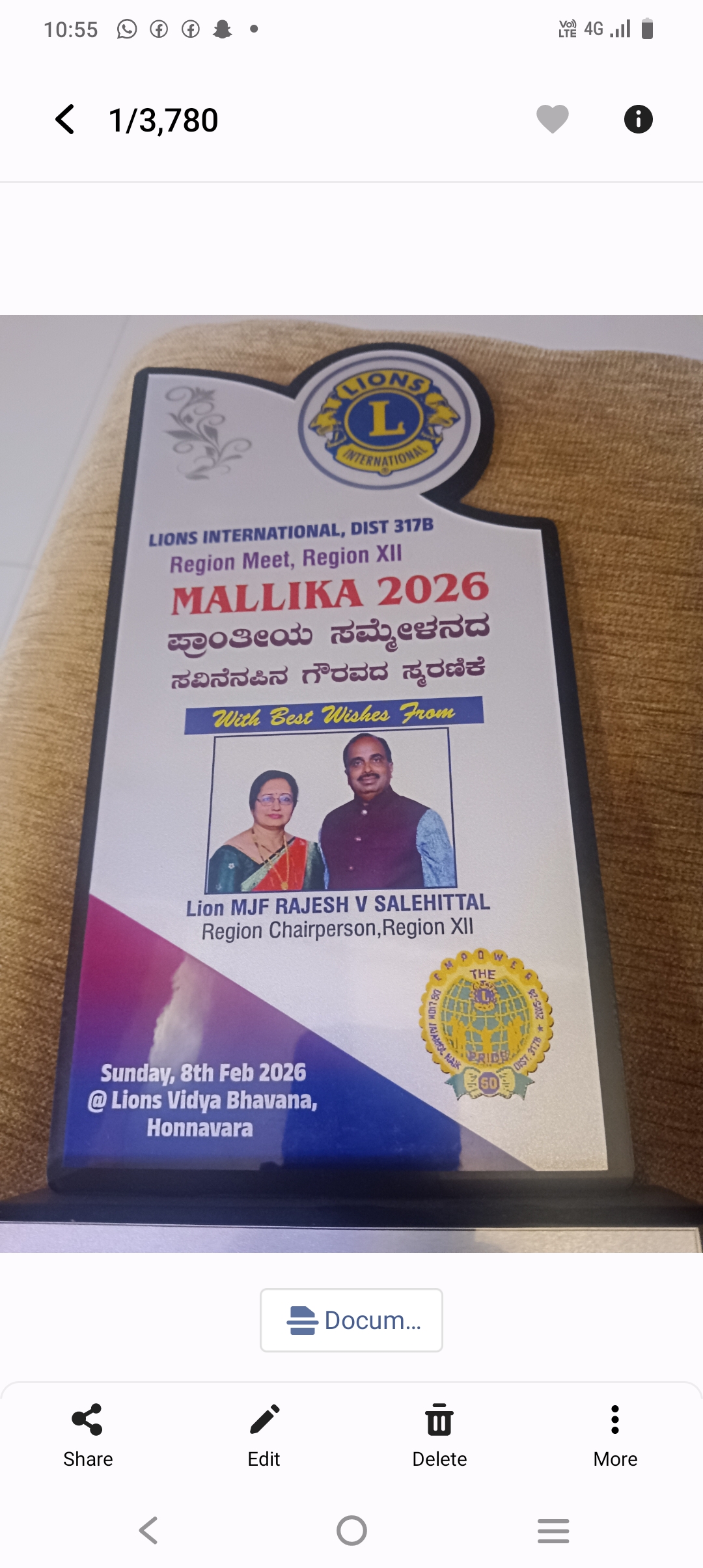 Attended Region Meet of Region 12 