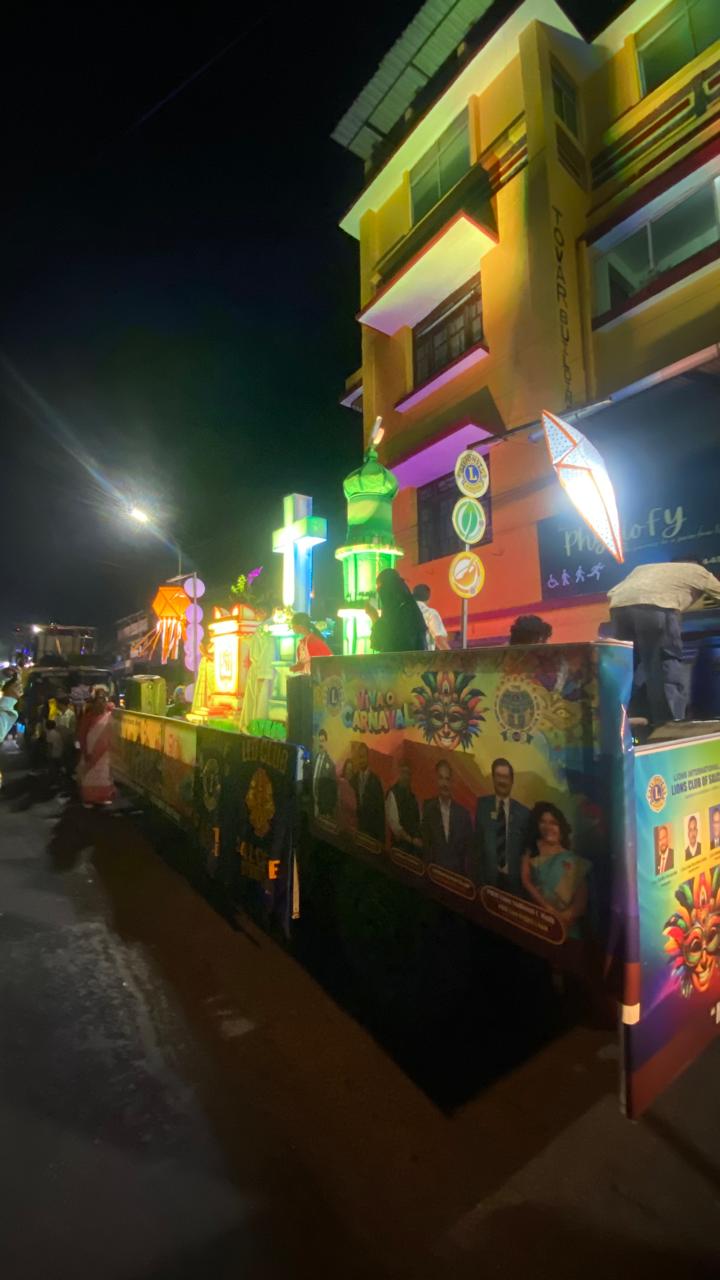 Attended a very impactful float display by Lions club of Salcete at Goa Carnival  in Margao