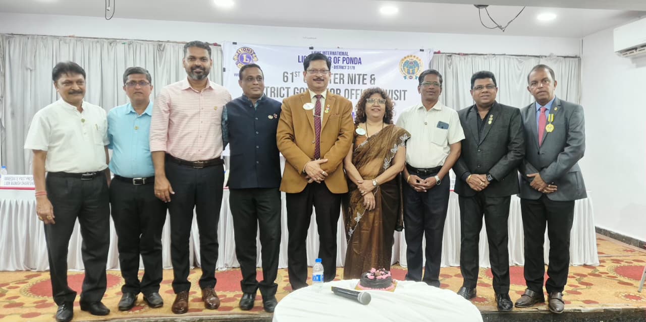 Attended DG Visit To Lions Club of Ponda