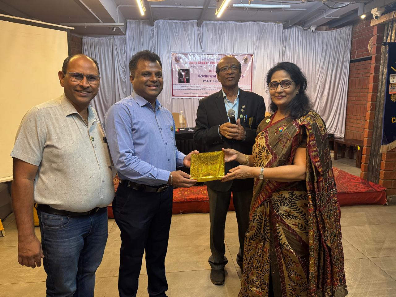 Attended DG Visit of Lions club of Hubbali Centennial on 14th March 