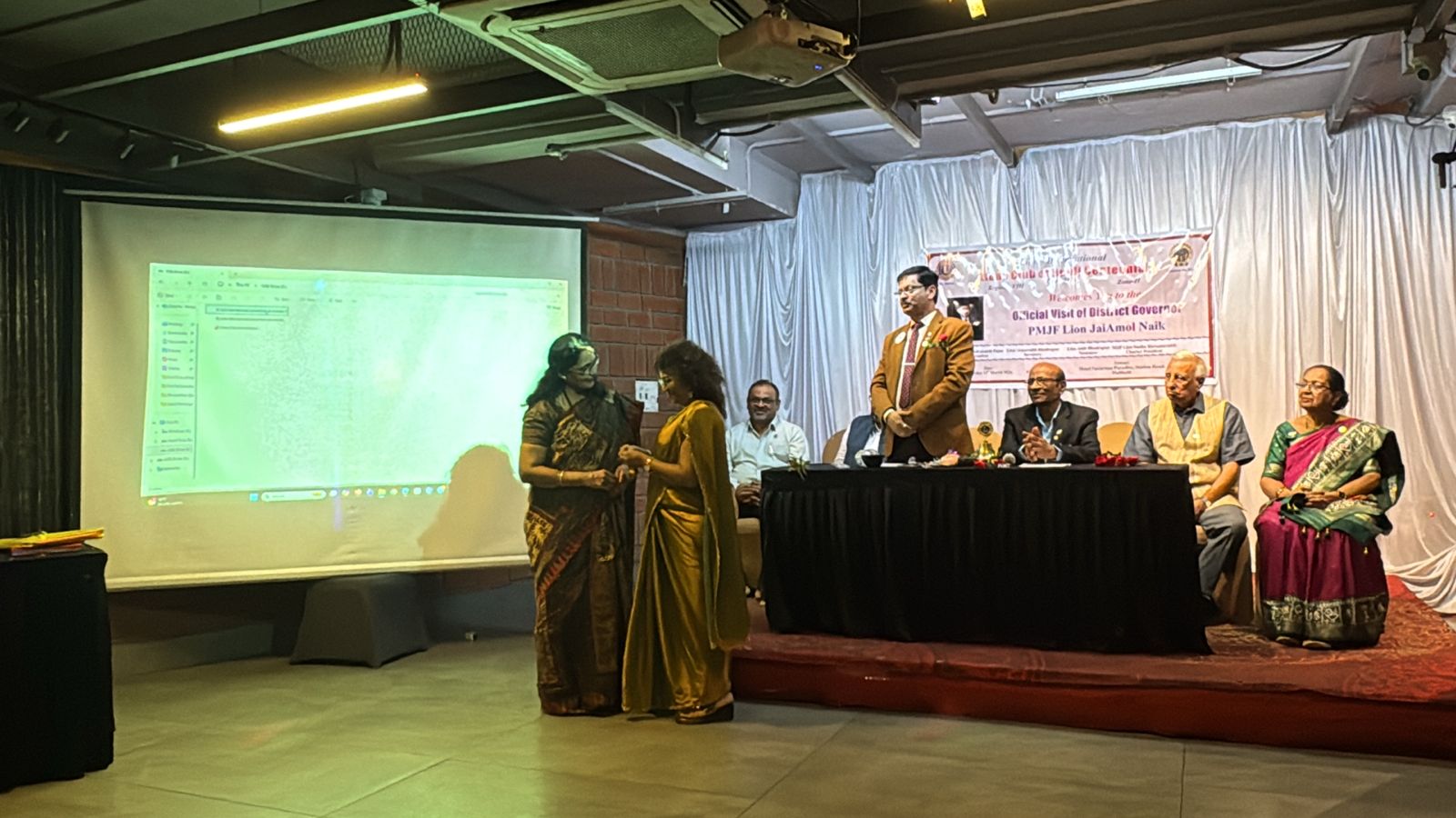 Attended DG Visit of Lions club of Hubbali Centennial on 14th March 