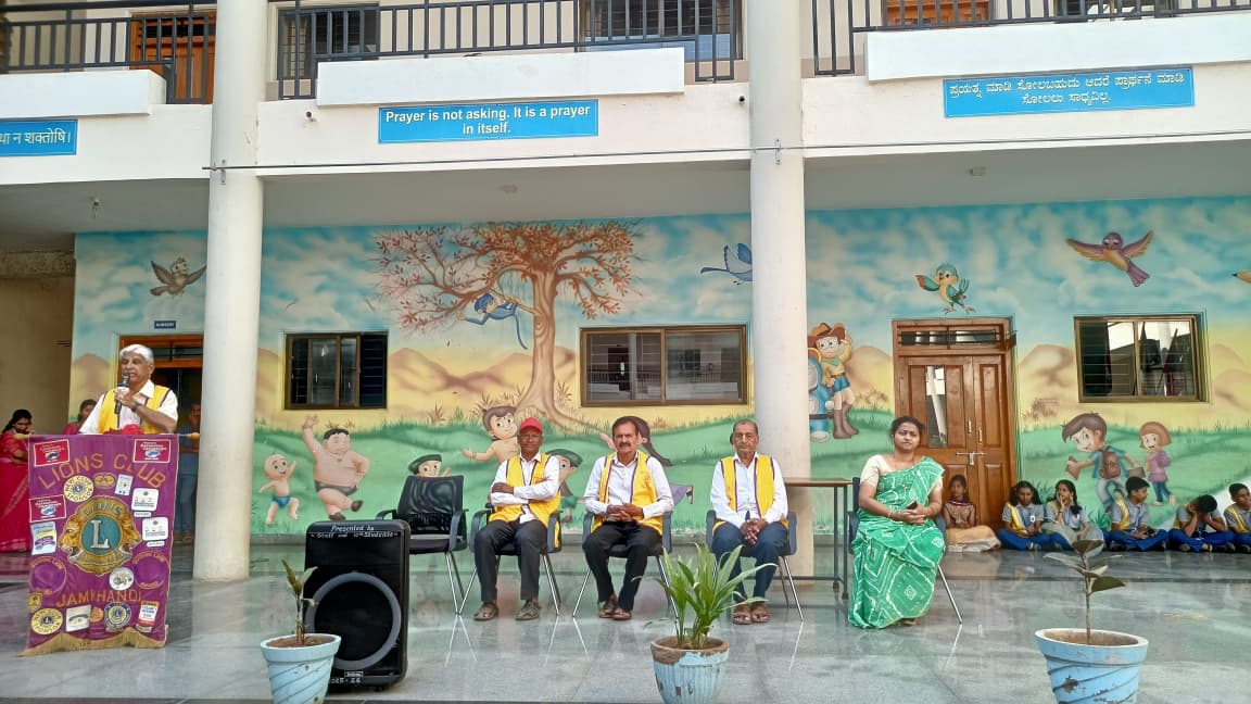 Childhood Cancer Awareness program at B.L.D.E School.