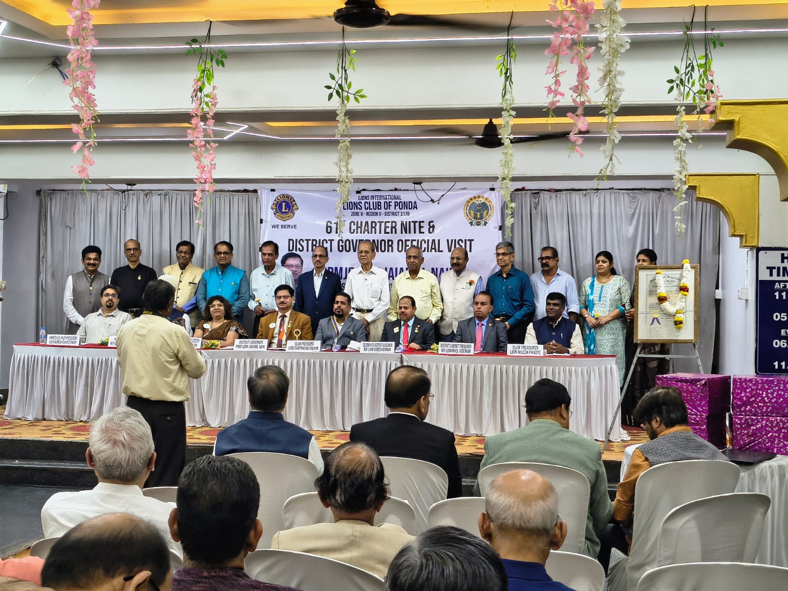 61 CHARTER NITE LIONS CLUB OF PONDA