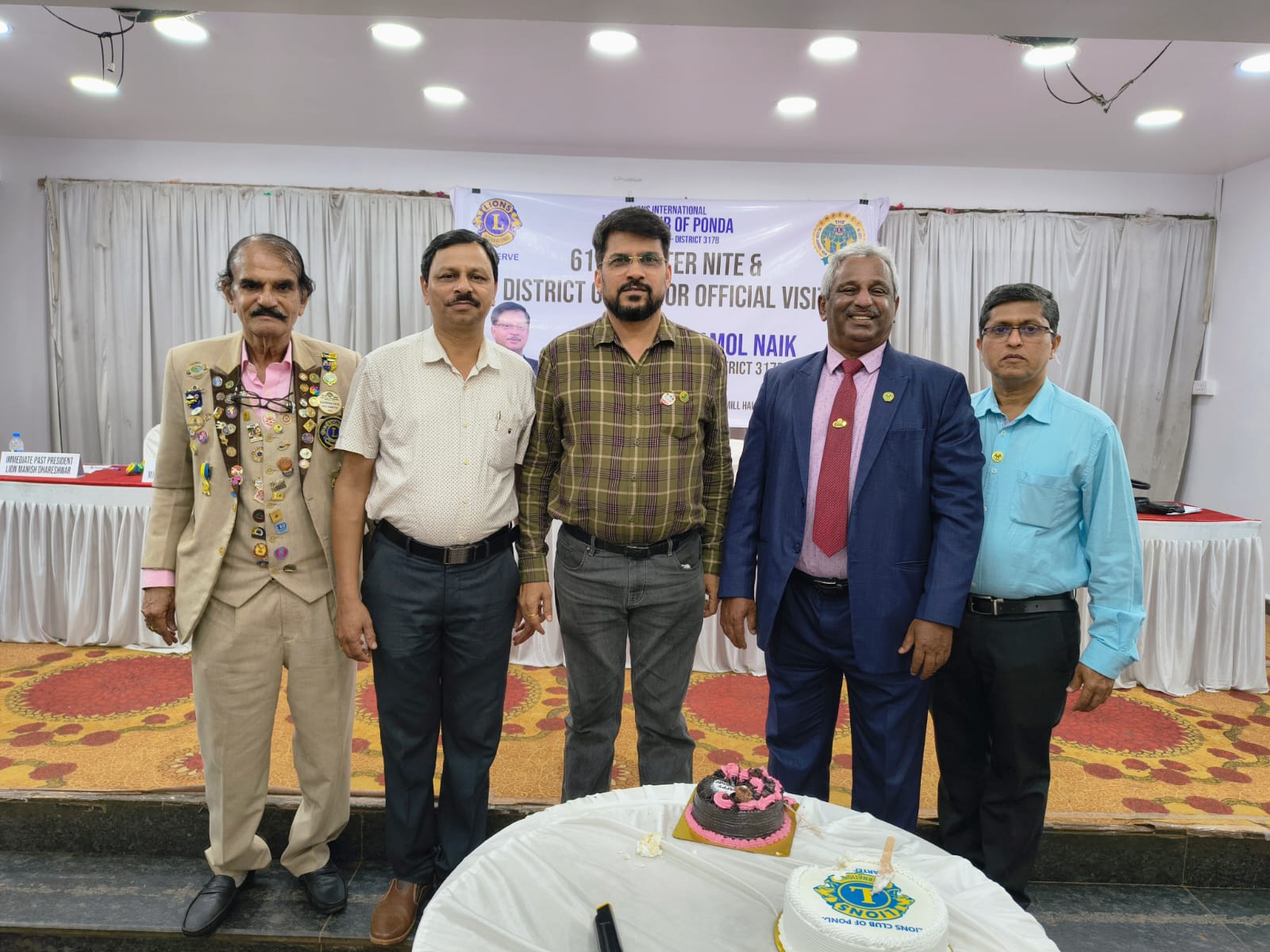 61 CHARTER NITE LIONS CLUB OF PONDA