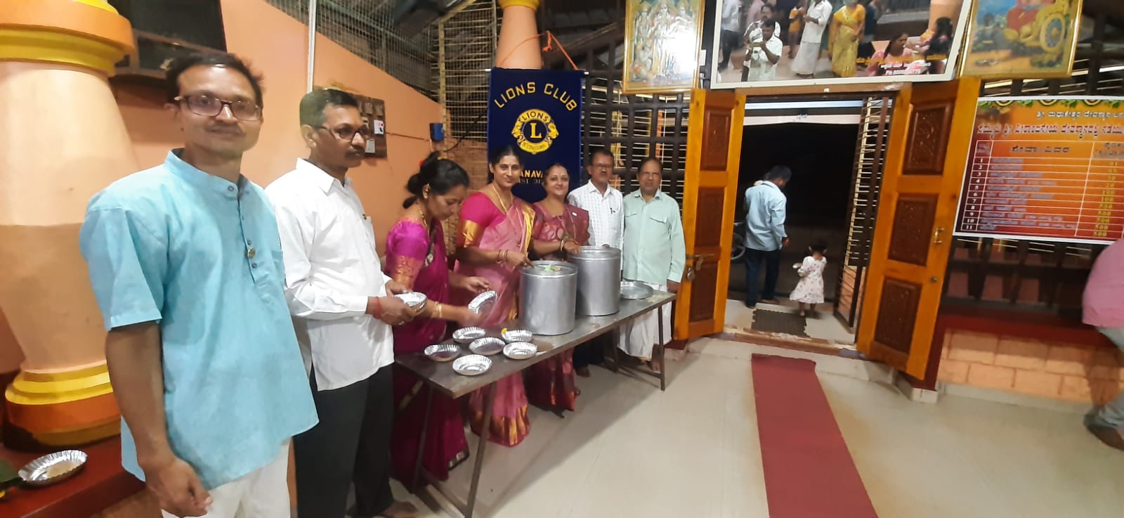Prasada and Snacks Distribution Programme