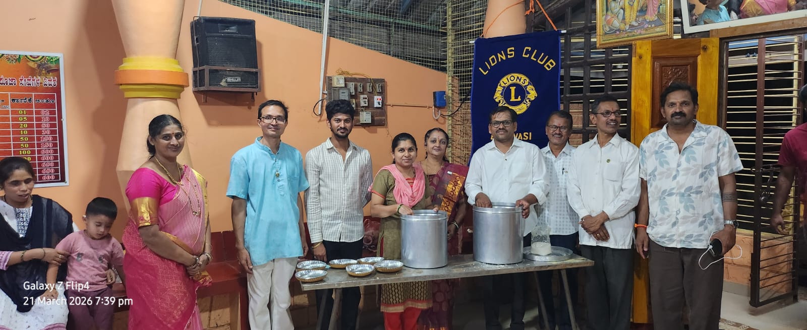 Prasada and Snacks Distribution Programme