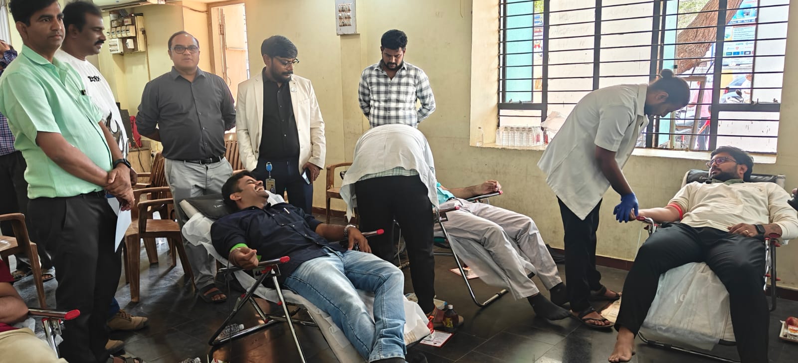 VOLUNTARY BLOOD DONATION CAMP IN ASSOCIATION WITH ENGINEERS ASSOCIATION, BELLARY