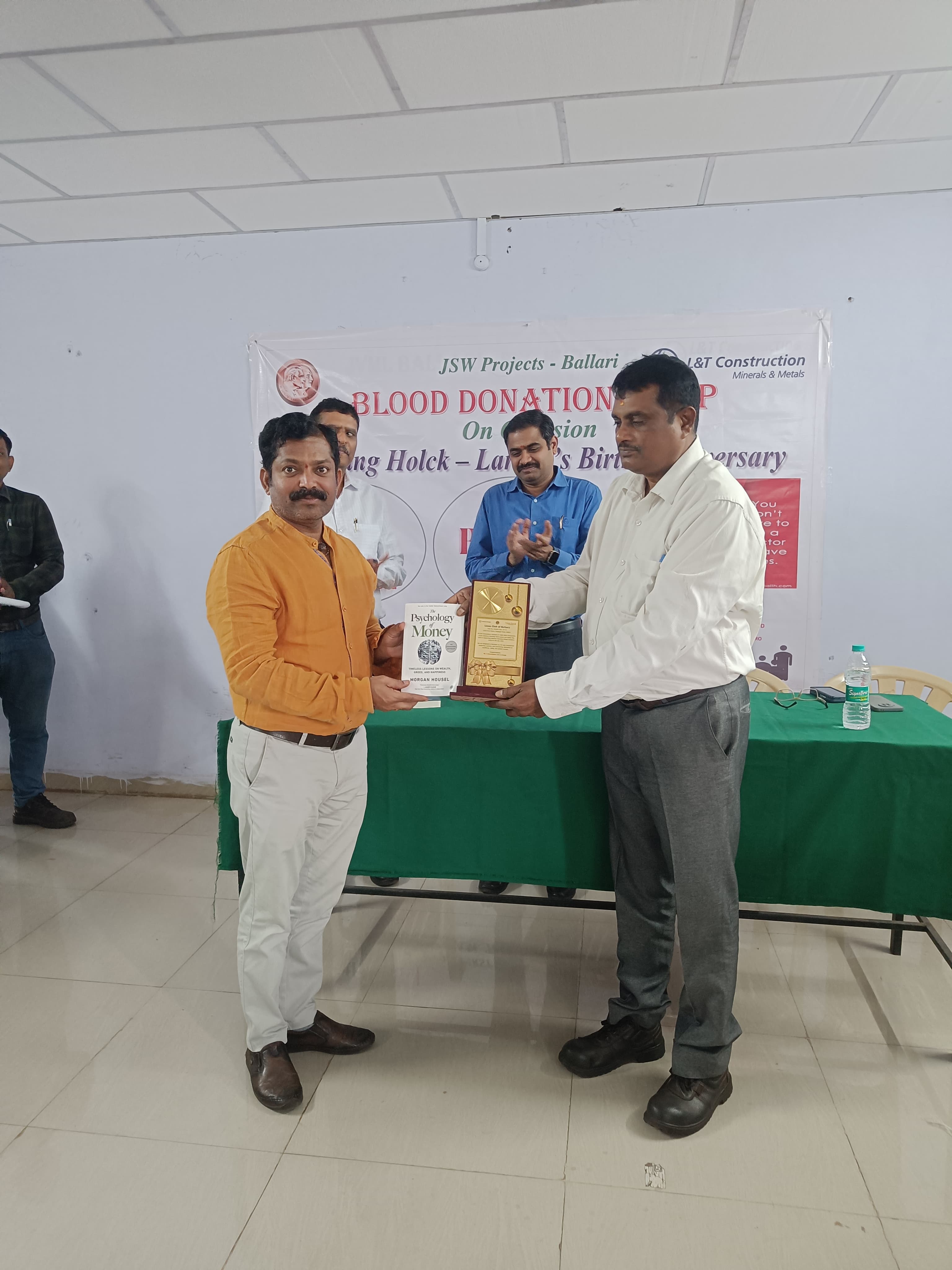 Voluntary Blood Donation Camp – National Safety Day Date: 04-03-2026 | Venue: L&T Premises, Bellary