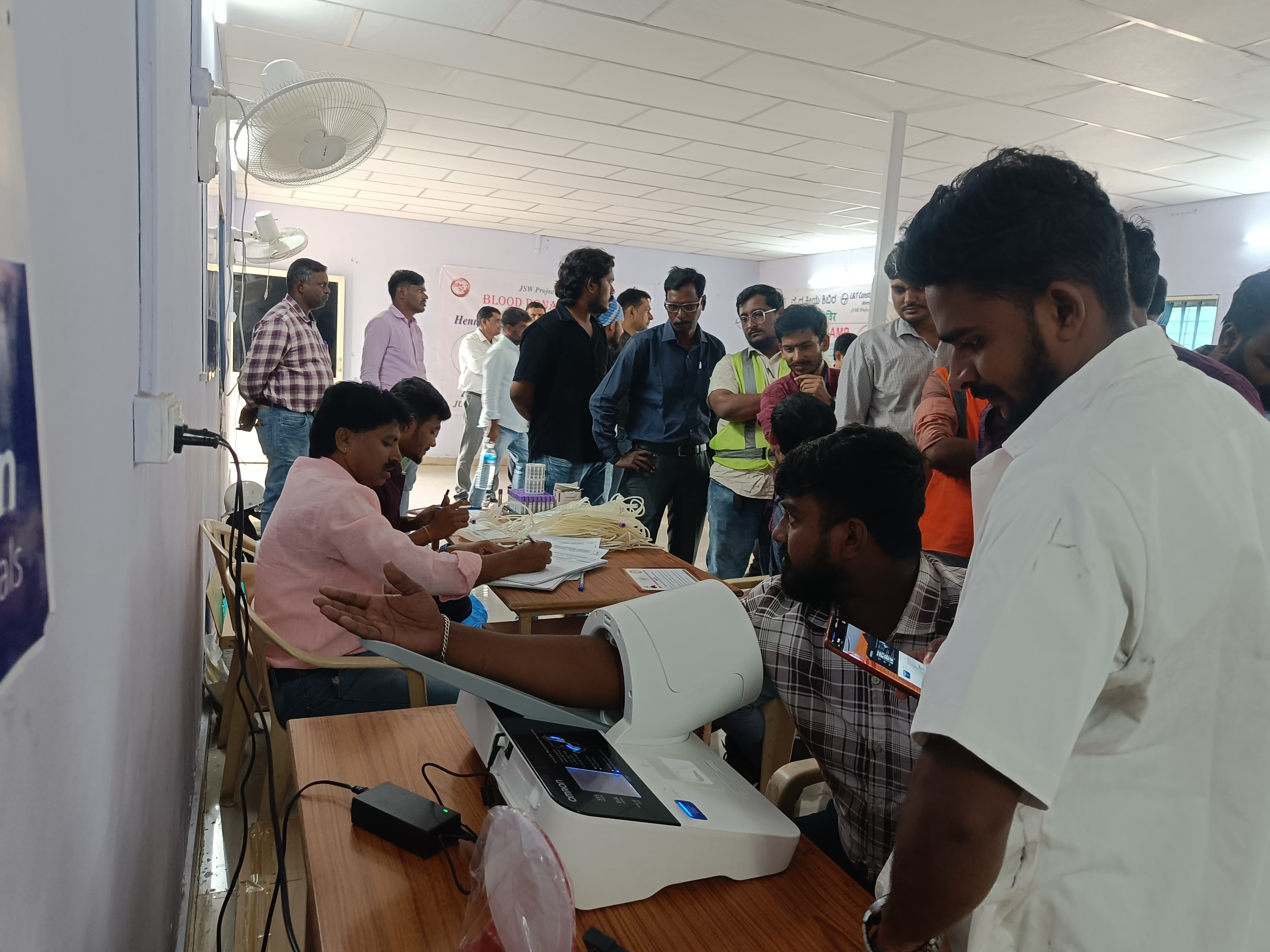 Voluntary Blood Donation Camp – National Safety Day Date: 04-03-2026 | Venue: L&T Premises, Bellary