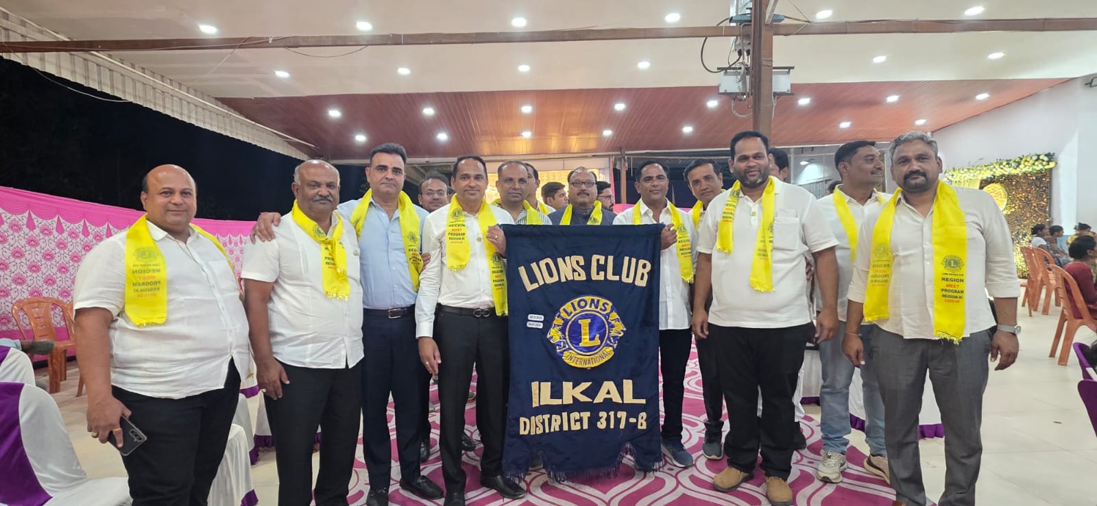 Region (XI)meet hoisted by Lions Club of Ilkal 