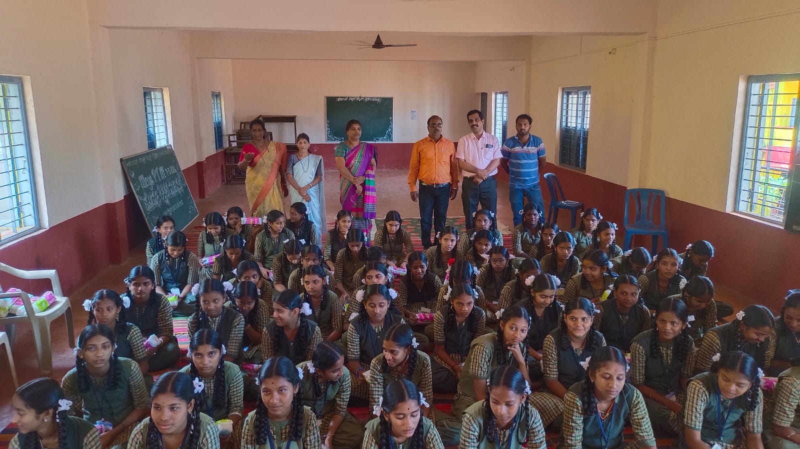 Distribution of Sanitary Pads