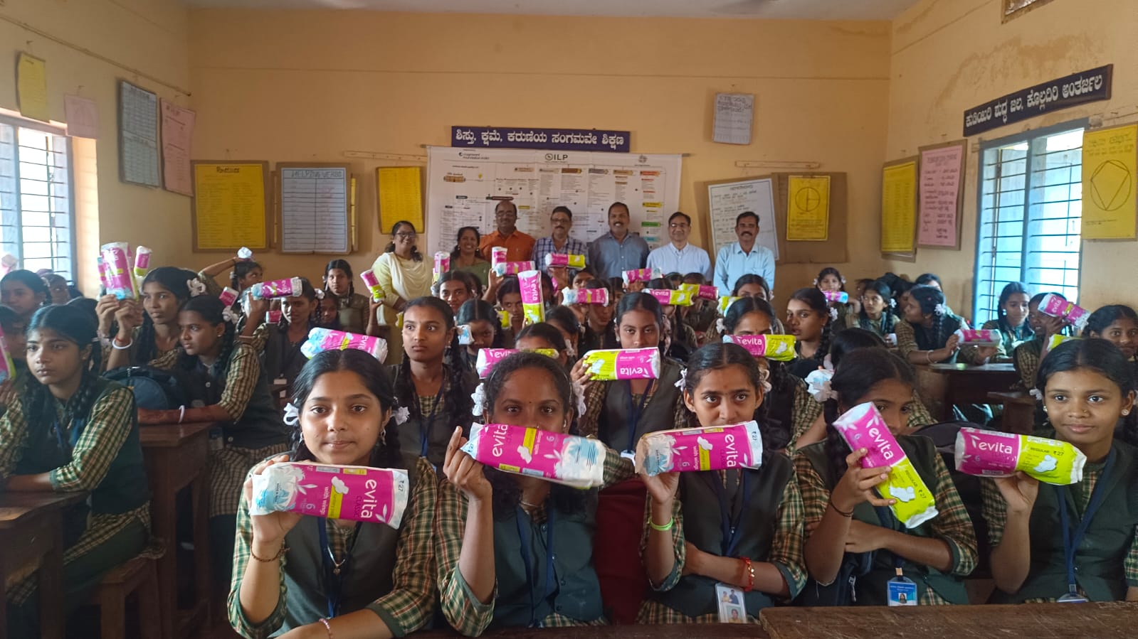 Distribution of Sanitary Pads