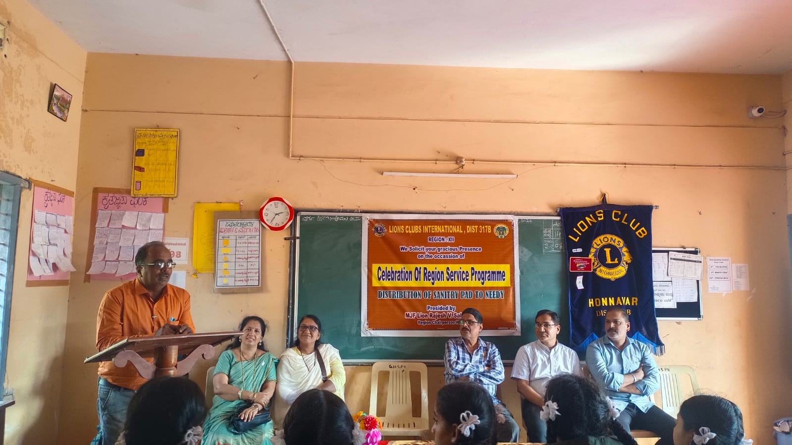 Distribution of Sanitary Pads