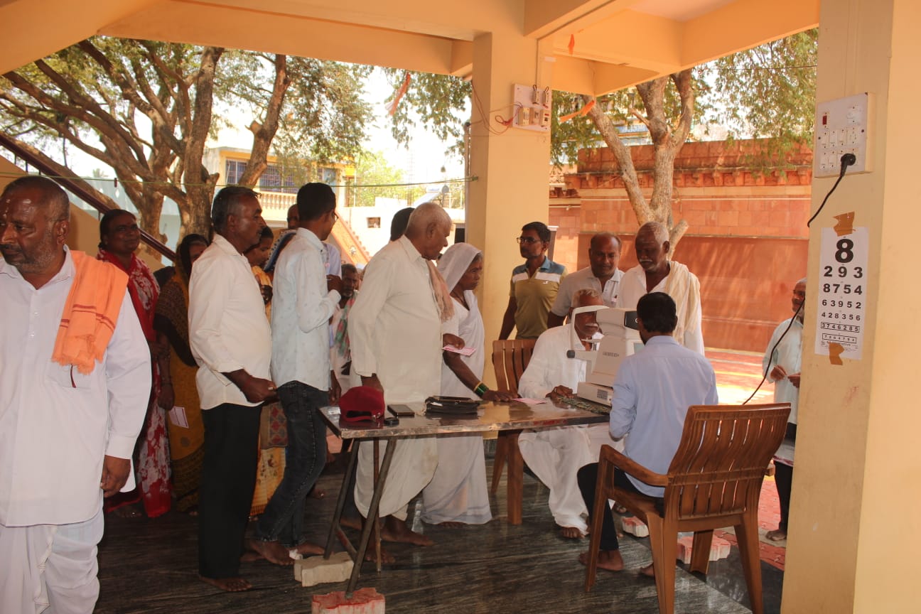 Free Eye Screening Camp at Muttur Village.