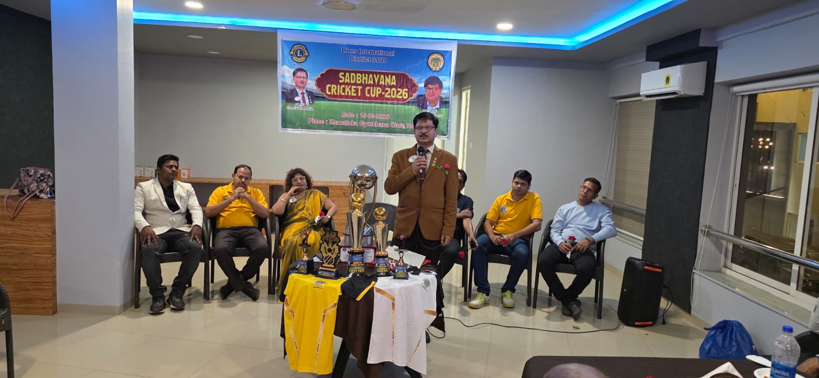 Sadbhavana tournament trophy launch program. 