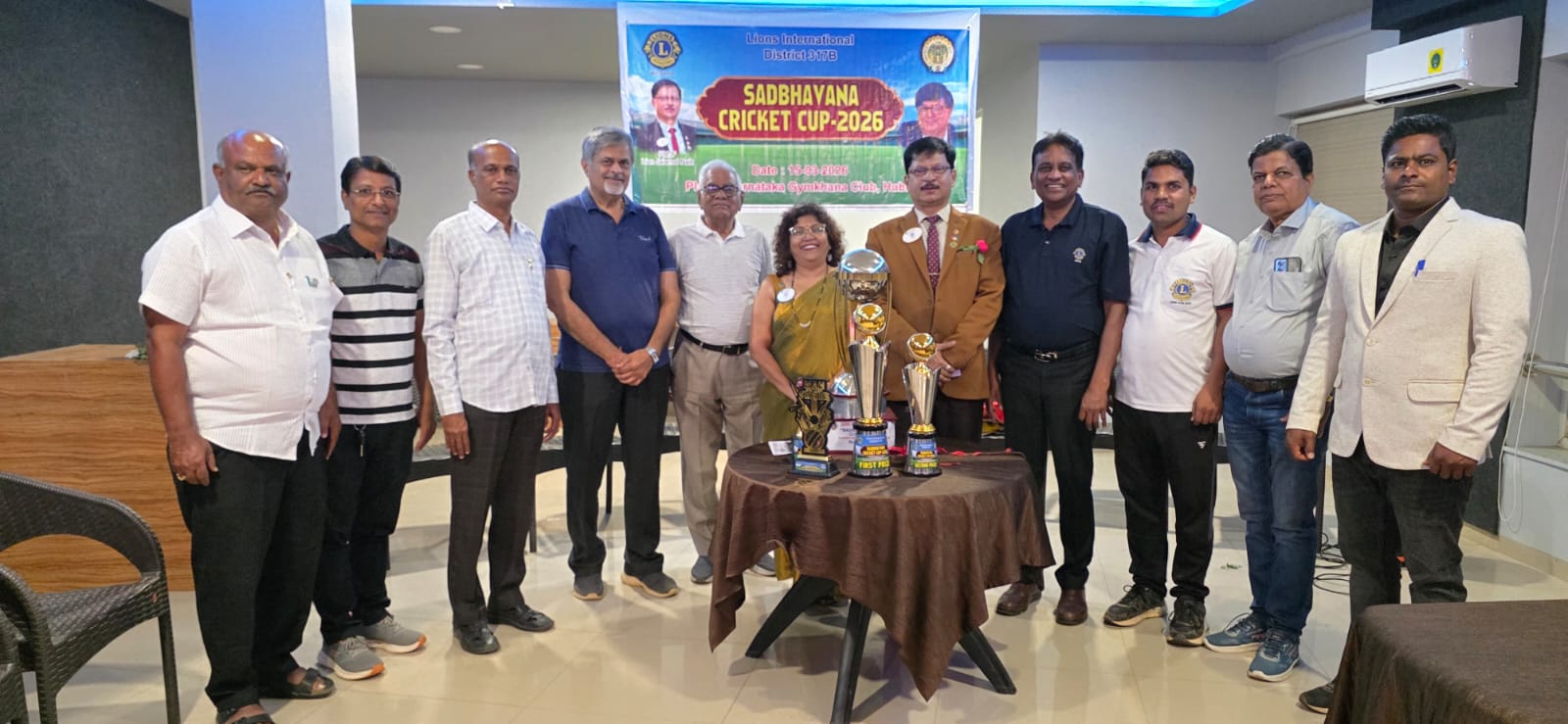 Sadbhavana tournament trophy launch program. 