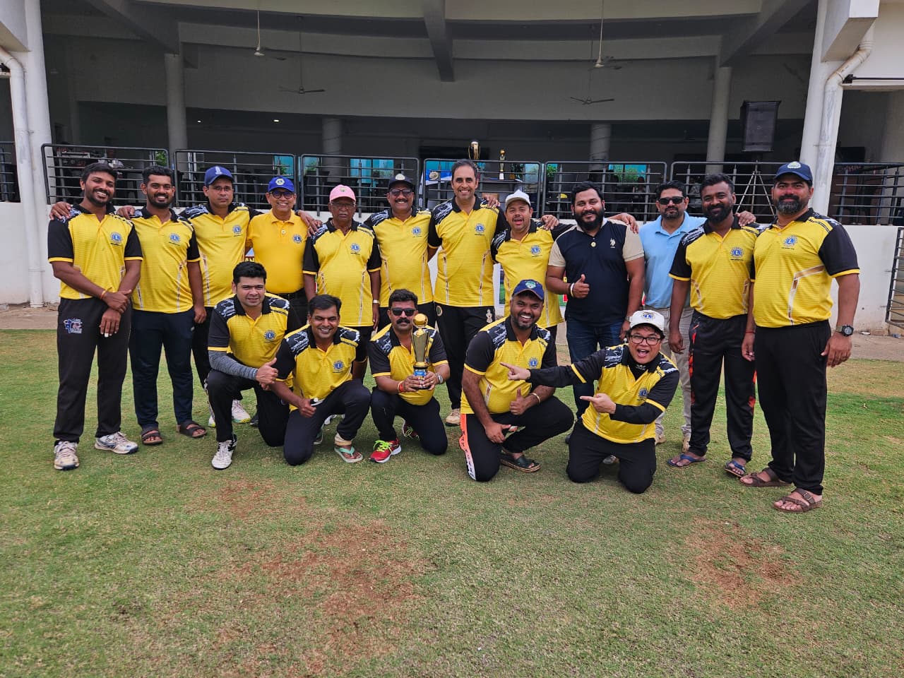 GOA LIONS TEAM BECOME RUNNERUP IN SADBHAVANA . 